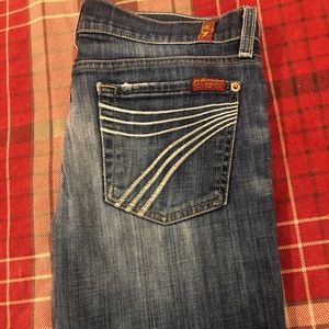7 for Mankind Dojo jeans size 27 flare